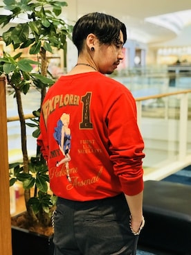 「西宮ガーデンズ」｜AVIREX HIDEO.Yさん（メンズ・168cm）の夏コーディネート