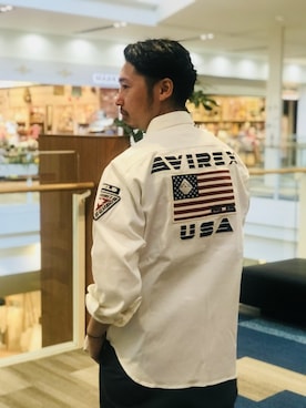 「キャンペーン」｜AVIREX HIDEO.Yさん（メンズ・168cm）の夏コーディネート