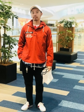 「西宮ガーデンズ」｜AVIREX HIDEO.Yさん（メンズ・168cm）の夏コーディネート