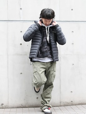 「Down Jacket 」｜AVIREX HIDEO.Yさん（メンズ・168cm）の秋コーディネート