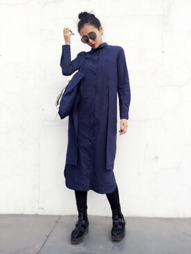 「Alexander McQueen（アレキサンダーマックイーン）のアイテム（その他シューズ）」を使った、jopさん（レディース・168cm）の春コーディネート