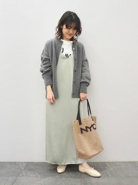 小野田桃子さん（レディース・163cm）の冬コーディネート