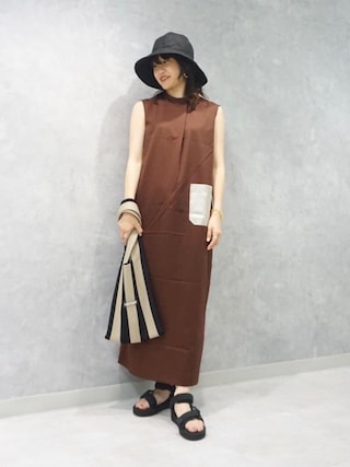 CINOH（チノ）の「＜CINOH（チノ）＞ポケット ノースリーブ