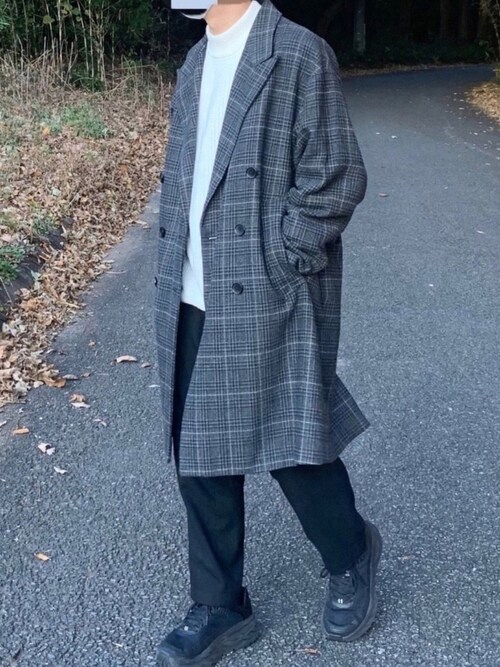もっちー 大学生 Beauty Youth United Arrowsのチェスターコートを使ったコーディネート Wear
