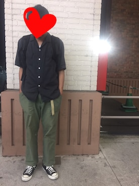 「テンセル」｜Shuさん（メンズ・176cm）の夏コーディネート