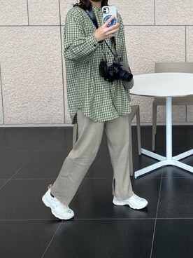 「ASICS（アシックス）のアイテム（スニーカー）」を使った、yuuuuさん（レディース・163cm）の秋コーディネート