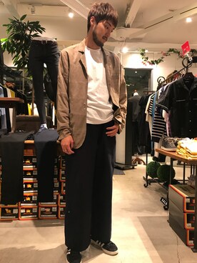 「MAREA ERRE（マレアエッレ）のアイテム」を使った、Renさん（メンズ・182cm）の夏コーディネート