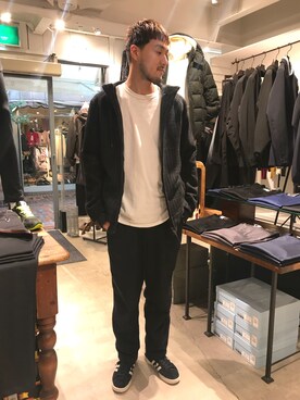 「INDIVIDUAL SENTIMENTS（インディビジュアルセンチメンツ）のアイテム」を使った、Renさん（メンズ・182cm）の秋コーディネート