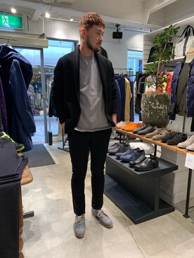 「レイヤードstyle」｜Renさん（メンズ・182cm）の冬コーディネート