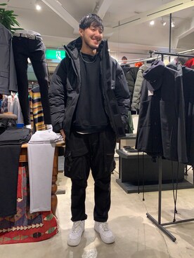 「WHITE MOUNTAINEERING（ホワイトマウンテニアリング）のアイテム（ジャケット/アウター）」を使った、Renさん（メンズ・182cm）の秋コーディネート