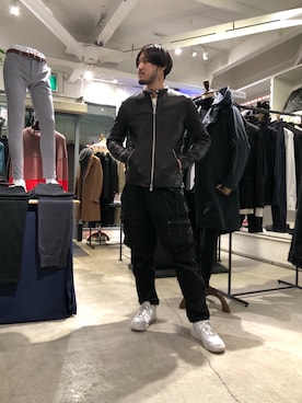 Renさん（メンズ・182cm）の冬コーディネート