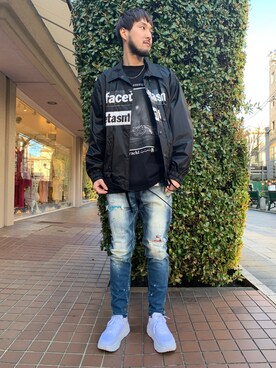 Renさん（メンズ・182cm）の春コーディネート