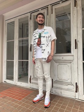 Renさん（メンズ・182cm）の夏コーディネート