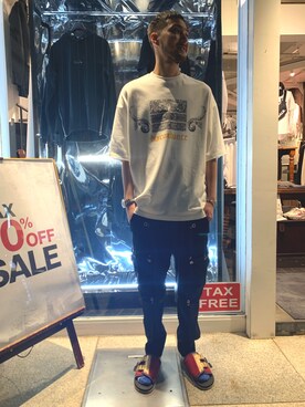 Renさん（メンズ・182cm）の夏コーディネート