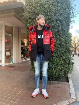 Renさん（メンズ・182cm）の冬コーディネート