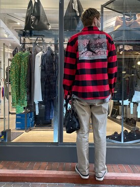 Renさん（メンズ・182cm）の春コーディネート