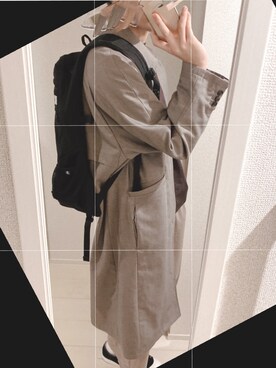 「CASPER JOHN（キャスパージョン）のアイテム（その他アウター）」を使った、とり🕊さん（メンズ・176cm）の冬コーディネート