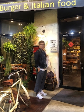 「NET（ネット）のアイテム（パンツ）」を使った、Kennyさん（メンズ・174cm）の夏コーディネート