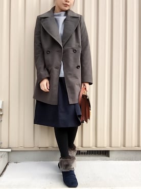 「Lulud（ルルド）のアイテム」を使った、𝓜𝓮𝓲❣︎ さん（レディース・160cm）の冬コーディネート