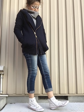 𝓜𝓮𝓲❣︎ さん（レディース・160cm）の冬コーディネート