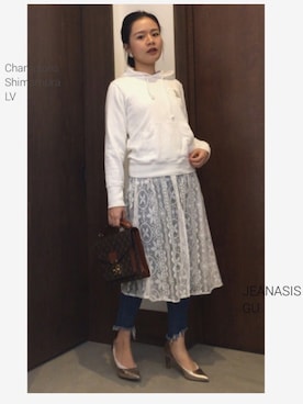 𝓜𝓮𝓲❣︎ さん（レディース・158cm）の春コーディネート