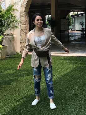 𝓜𝓮𝓲❣︎ さん（レディース・158cm）の秋コーディネート