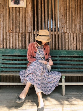 「made in HEAVEN（メイドインヘブン）のアイテム（ジャケット/アウター）」を使った、zby._.ismeさん（レディース・164cm）の冬コーディネート