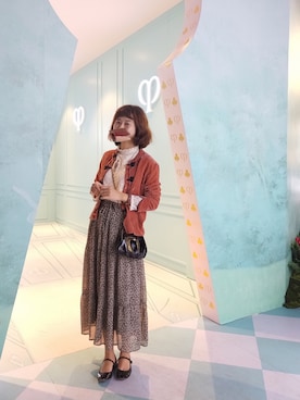 「made in HEAVEN（メイドインヘブン）のアイテム（ジャケット/アウター）」を使った、zby._.ismeさん（レディース・164cm）の秋コーディネート