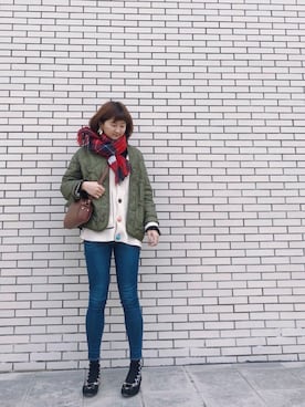 「Charlotte Olympia（シャーロットオリンピア）のアイテム」を使った、zby._.ismeさん（レディース・164cm）の冬コーディネート