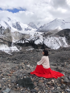 「RUBY AND YOU（ルビーアンドユー）のアイテム（アンサンブル）」を使った、zby._.ismeさん（レディース・164cm）の夏コーディネート