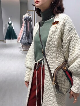 「SLOBE citron.（スローブシトロン）のアイテム（ジャケット/アウター）」を使った、zby._.ismeさん（レディース・164cm）の冬コーディネート