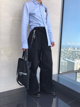 「YOKOFUCHIGAMI」｜kyosukeさん（メンズ・173cm）の夏コーディネート