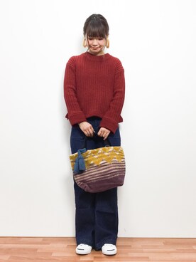 tomoyoさん（レディース・159cm）の冬コーディネート