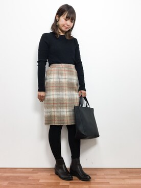 tomoyoさん（レディース・159cm）の冬コーディネート