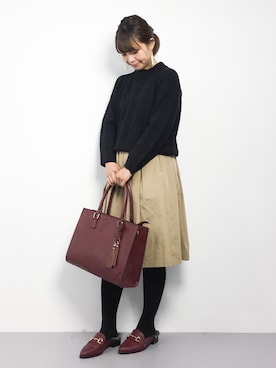 tomoyoさん（レディース・159cm）の冬コーディネート