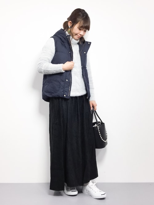 Tomoyo Zozotown Gymphlexのダウンベストを使ったコーディネート Wear