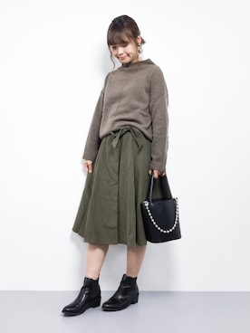 tomoyoさん（レディース・159cm）の冬コーディネート