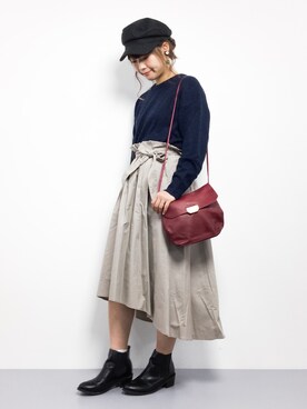 tomoyoさん（レディース・159cm）の冬コーディネート