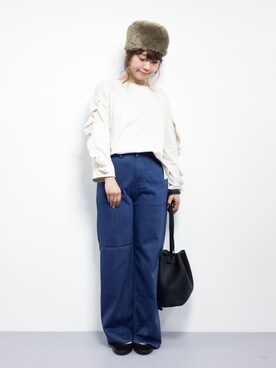 tomoyoさん（レディース・159cm）の冬コーディネート