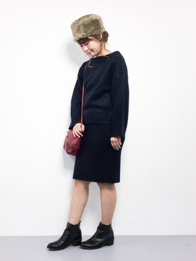 tomoyoさん（レディース・159cm）の冬コーディネート