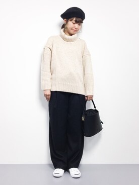 tomoyoさん（レディース・159cm）の冬コーディネート