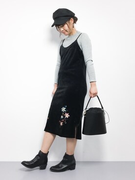 tomoyoさん(レディース・159cm)の冬コーディネート