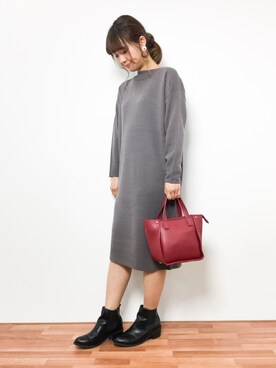 tomoyoさん（レディース・159cm）の冬コーディネート