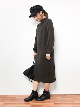 tomoyoさん（レディース・159cm）の冬コーディネート