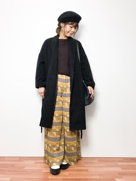 tomoyoさん（レディース・159cm）の冬コーディネート