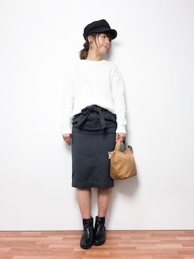 tomoyoさん（レディース・159cm）の冬コーディネート