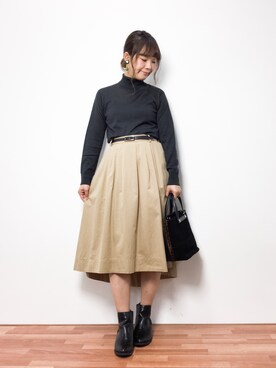 tomoyoさん（レディース・159cm）の冬コーディネート