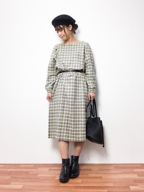 45R（フォーティファイブアール）の「藍カディネルワンピース