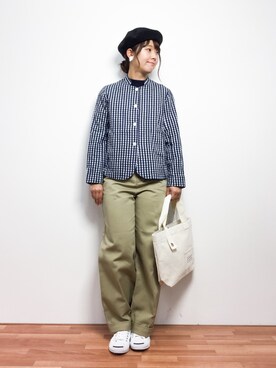 「PAR ICI（パーリッシィ）のアイテム（その他アウター）」を使った、tomoyoさん（レディース・159cm）の冬コーディネート