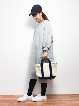 「JOURNAL STANDARD LUXE（ジャーナルスタンダード　ラックス）のアイテム（ワンピース/ドレス）」を使った、tomoyoさん（レディース・159cm）の冬コーディネート